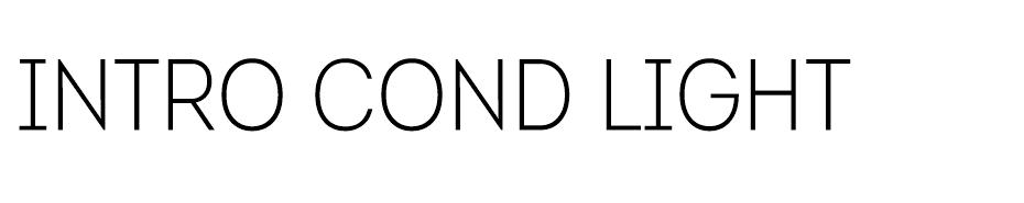 Into Cond Light
